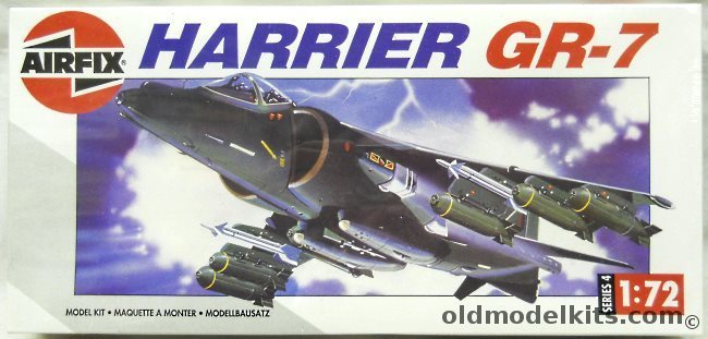 Airfix 1/72 Harrier GR-7  - RAF 4 Sqd Night Attack / US Marines MVA-214 Black Sheep -  (BaE GR7), 04039 plastic model kit